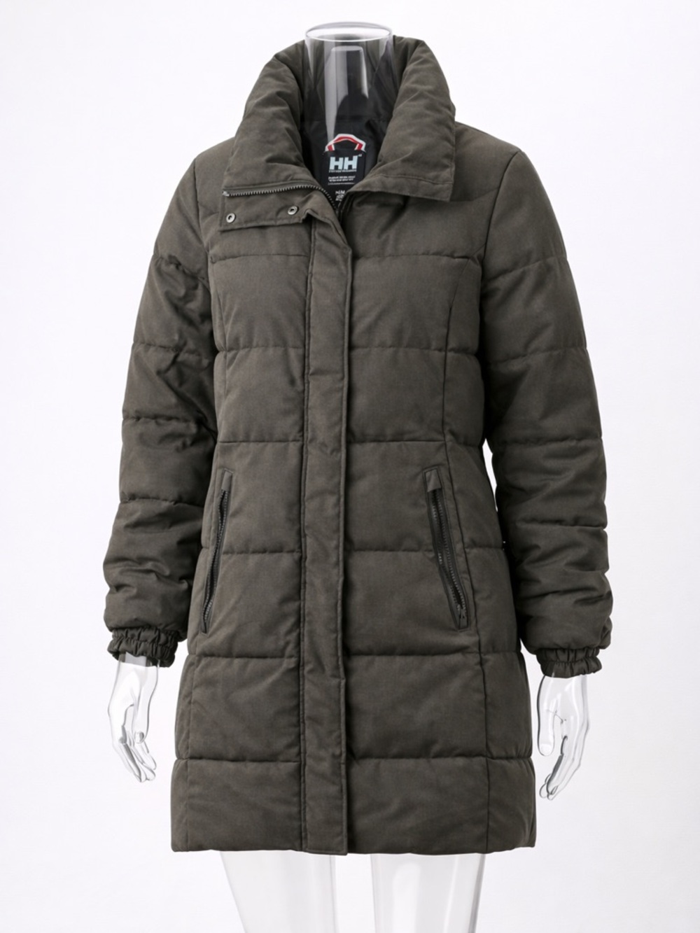Helly Hansen women’s gray down puffer jacket size Medium